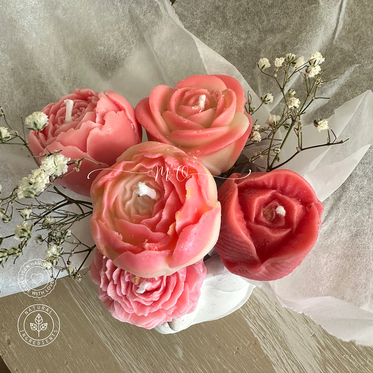 Bouquet Rostro pensante con Flores 2