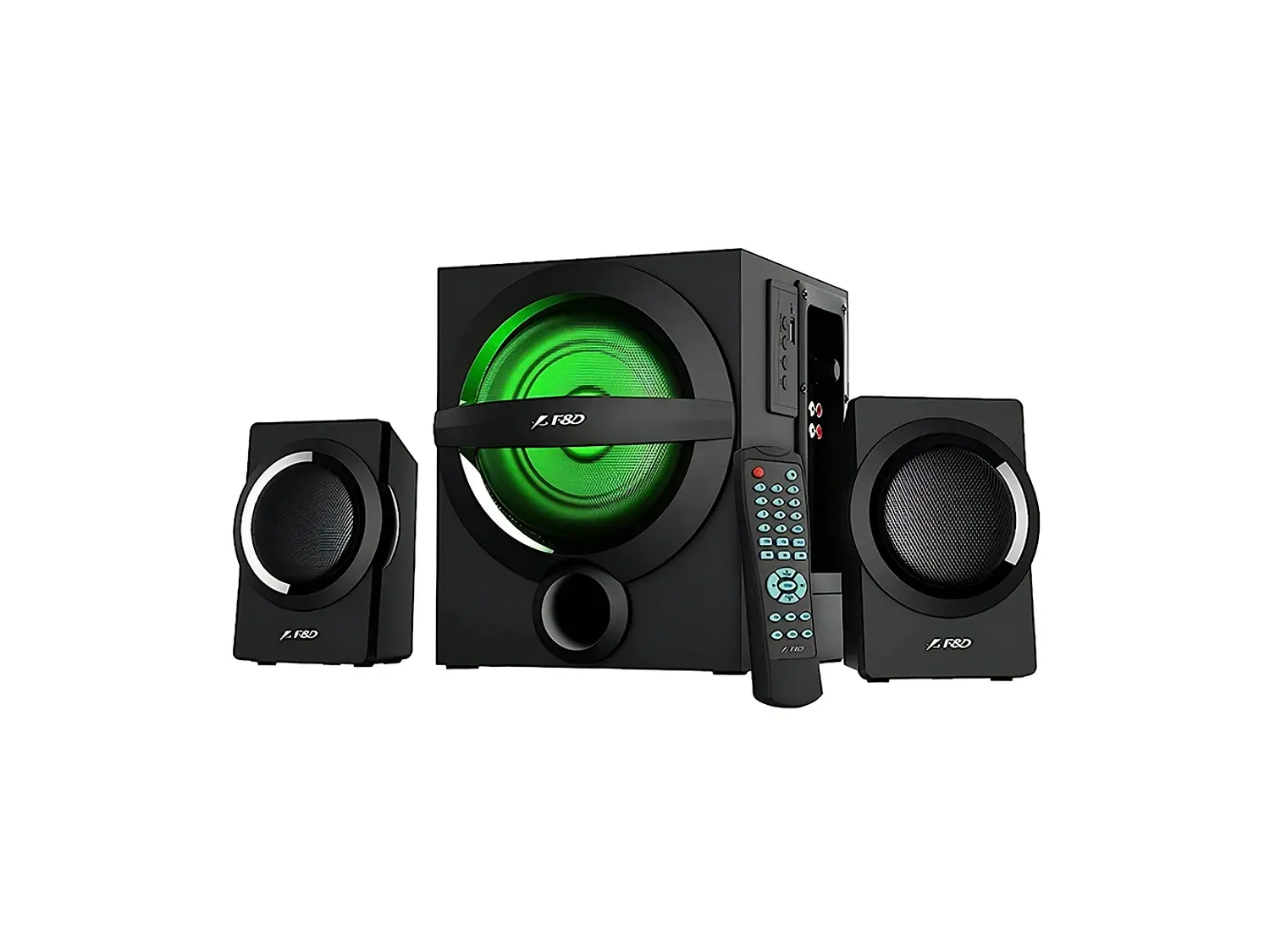Subwoofer Fenda A140X 2.1, 37W RMS, Bluetooth, Aux, Fm, USB 1