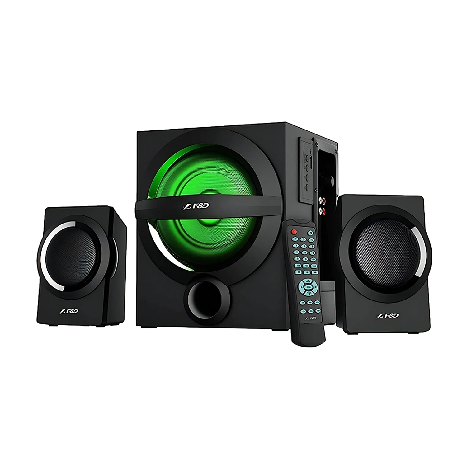 Subwoofer Fenda A140X 2.1, 37W RMS, Bluetooth, Aux, Fm, USB 1