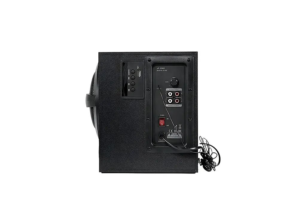 Subwoofer Fenda A140X 2.1, 37W RMS, Bluetooth, Aux, Fm, USB 4