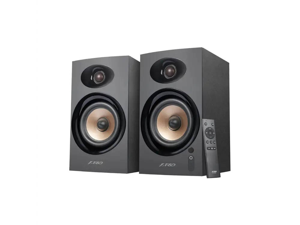 Parlante Fenda R23BT 2.0, 60W RMS, Bluetooth, Aux, Óptico, USB, Color Negro 1