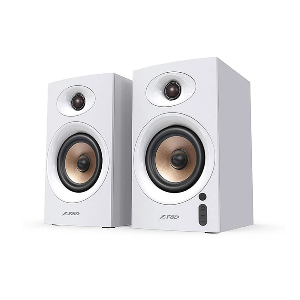 Parlante Fenda R23BT 2.0, 60W RMS, Bluetooth, Aux, Óptico, USB, Color Blanco 3