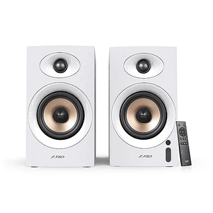 Parlante Fenda R23BT 2.0, 60W RMS, Bluetooth, Aux, Óptico, USB, Color Blanco