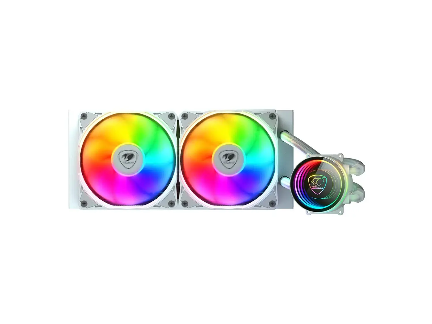 Refrigeración Líquida CPU Cougar Poseidon Elite 240 ARGB, AM5, LGA1700, Color Blanco 1