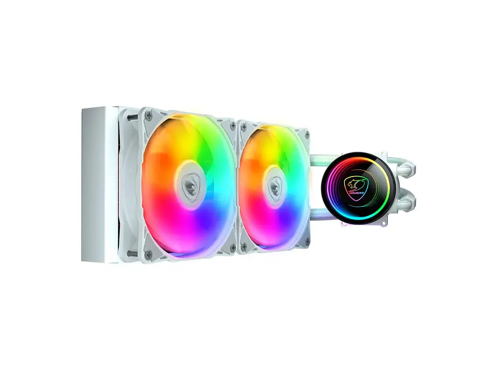 Refrigeración Líquida CPU Cougar Poseidon Elite 240 ARGB, AM5, LGA1700, Color Blanco 2