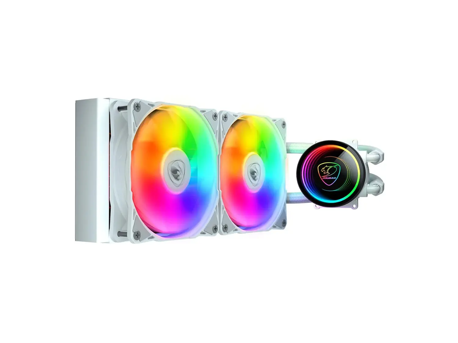 Refrigeración Líquida CPU Cougar Poseidon Elite 240 ARGB, AM5, LGA1700, Color Blanco 2