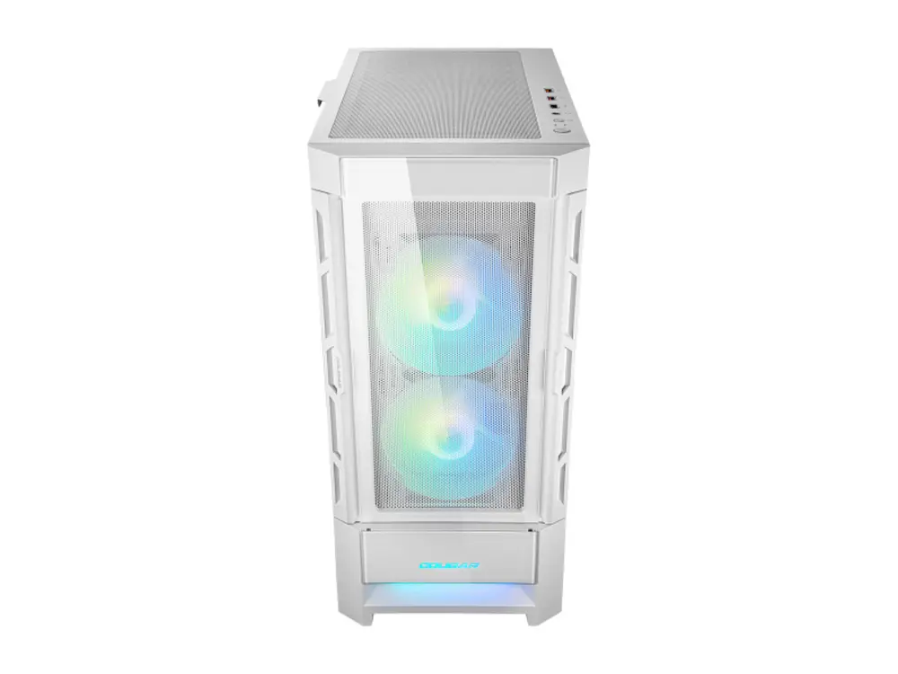 Gabinete Pc Cougar Duoface RGB + 3 Ventiladores, Color Blanco 2