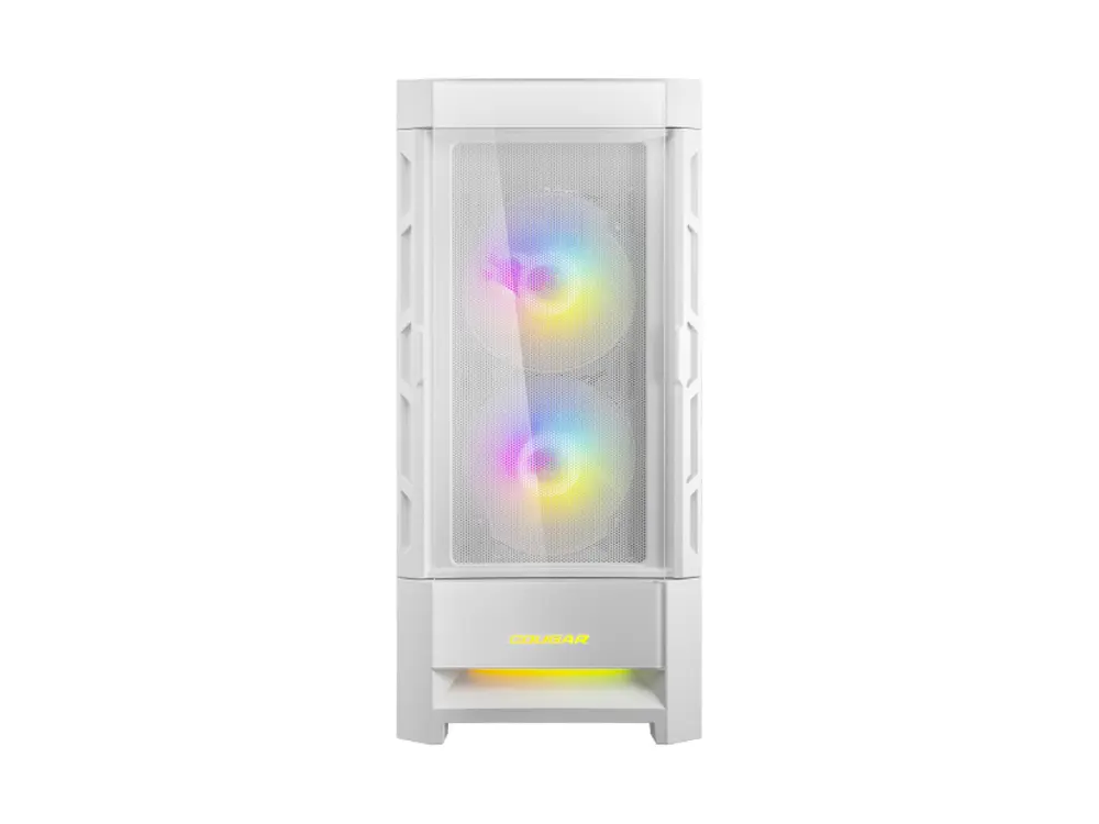 Gabinete Pc Cougar Duoface RGB + 3 Ventiladores, Color Blanco 3