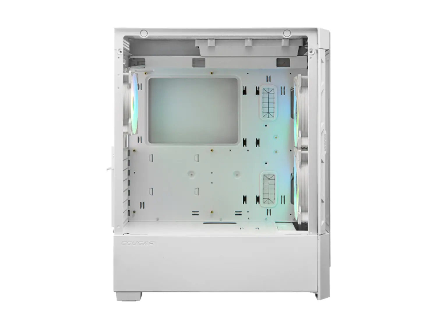 Gabinete Pc Cougar Duoface RGB + 3 Ventiladores, Color Blanco 9