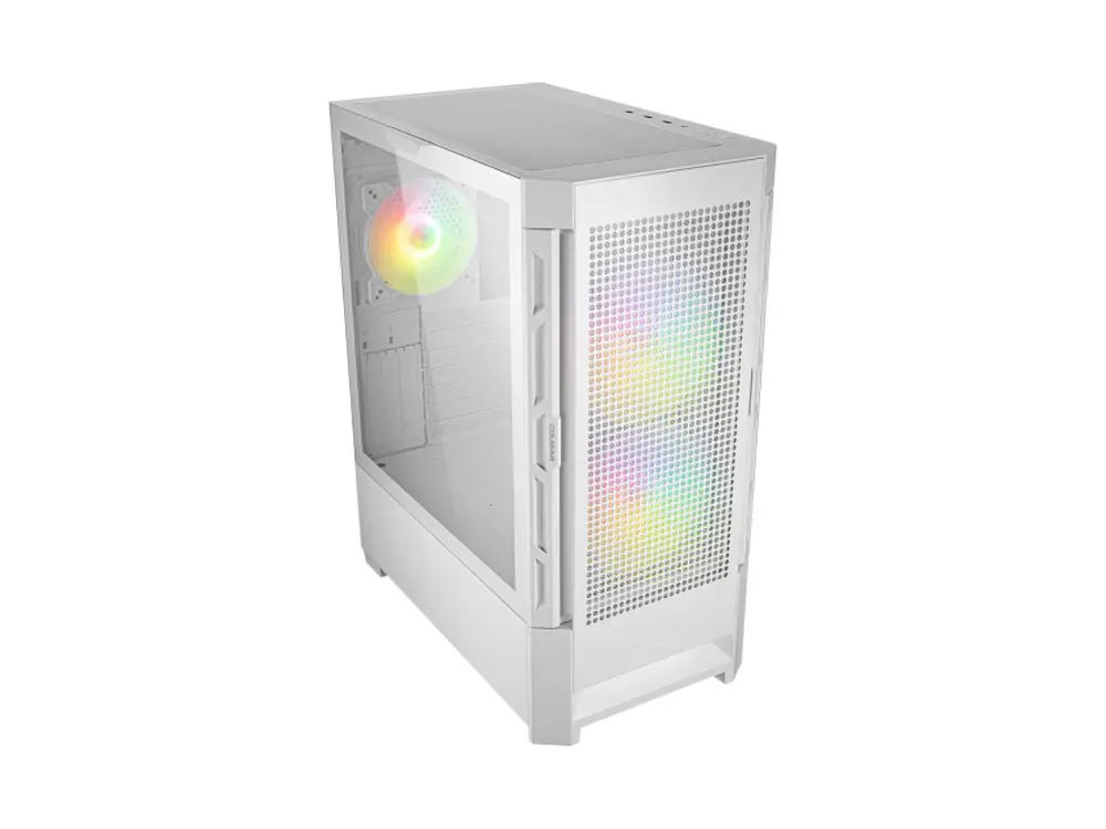 Gabinete Pc Cougar Duoface RGB + 3 Ventiladores, Color Blanco 5
