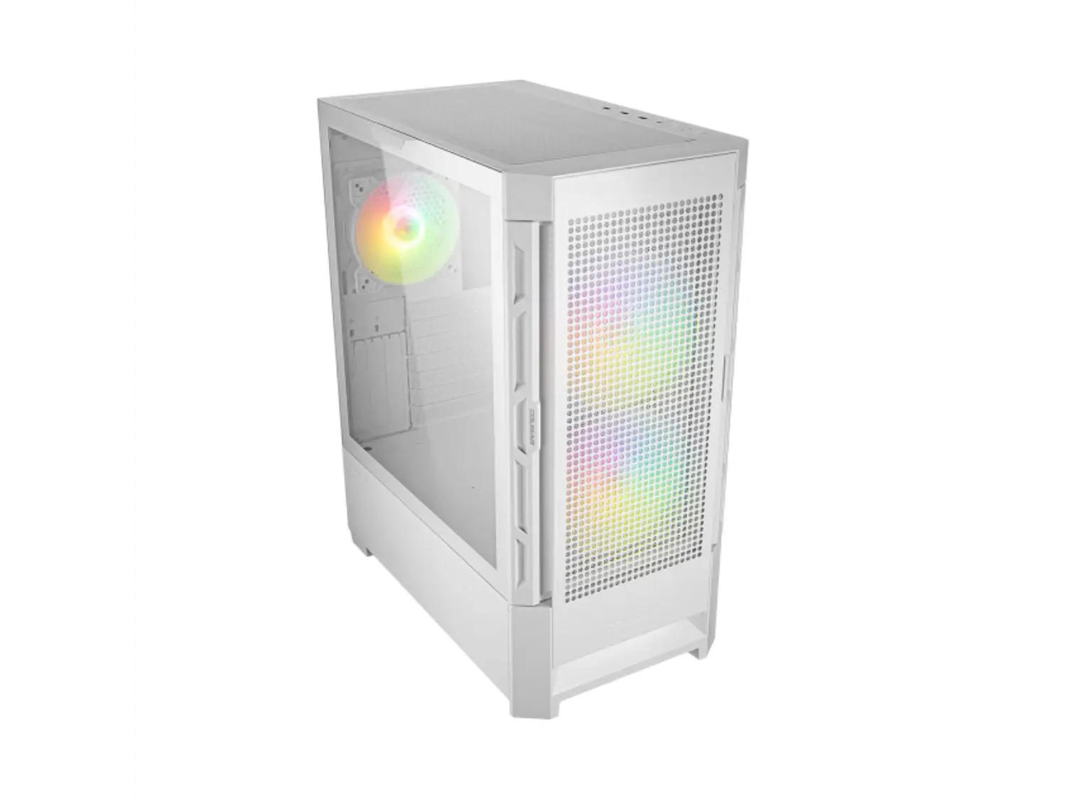Gabinete Pc Cougar Duoface RGB + 3 Ventiladores, Color Blanco 5