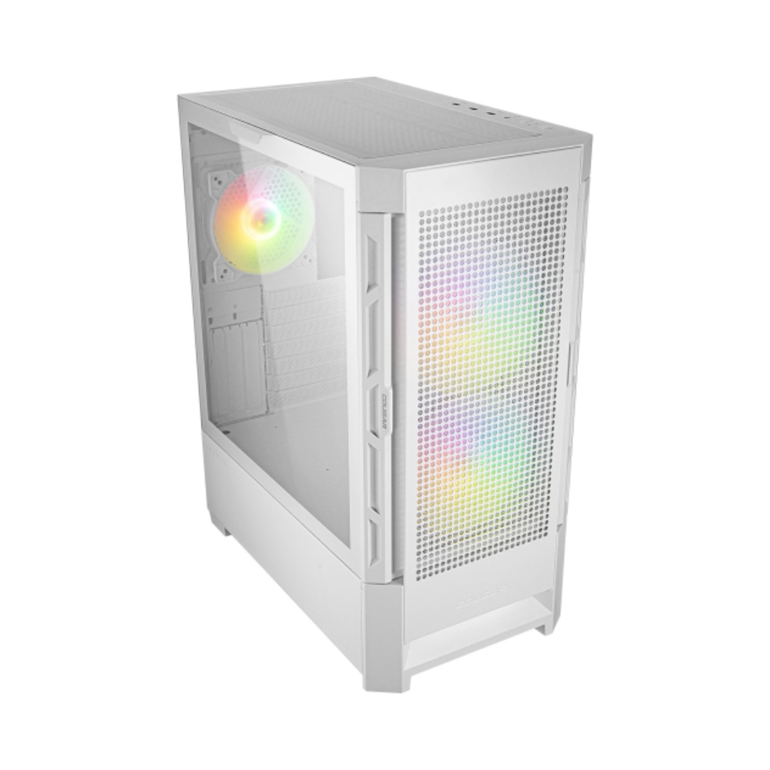 Gabinete Pc Cougar Duoface RGB + 3 Ventiladores, Color Blanco 5