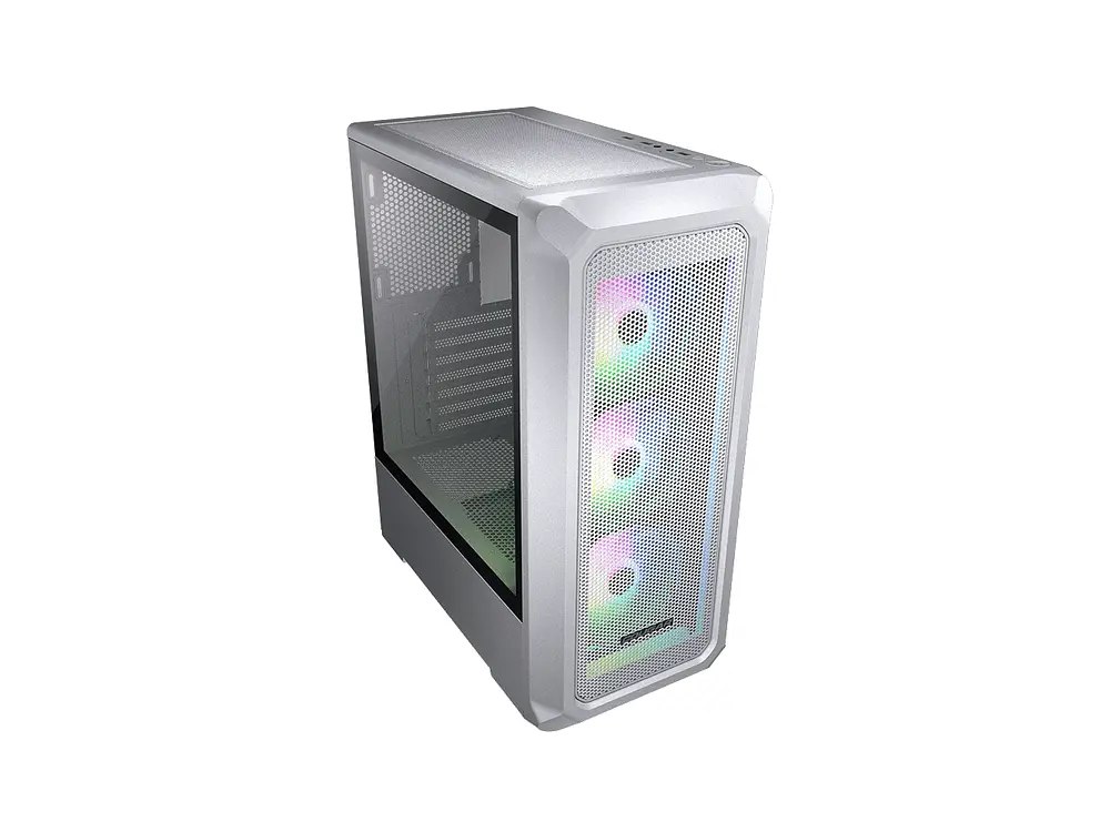Gabinete Pc Cougar Archon 2 Mesh RGB + 3 Ventiladores, Color Blanco 2