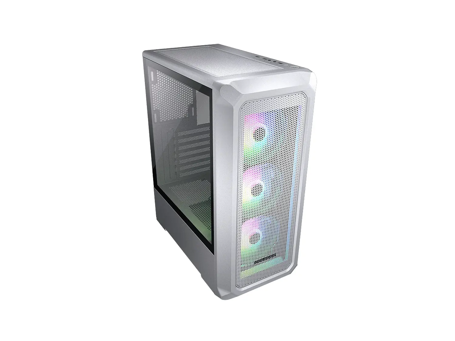 Gabinete Pc Cougar Archon 2 Mesh RGB + 3 Ventiladores, Color Blanco 2