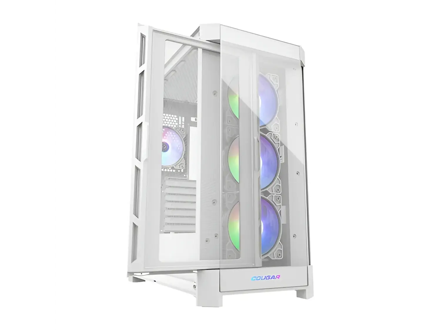 Gabinete Pc Cougar Duoface Pro RGB, Color Blanco 3