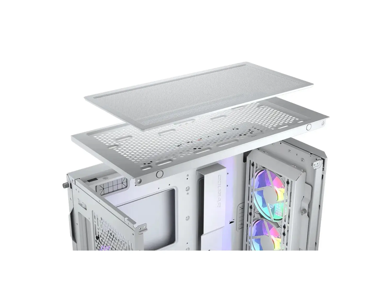 Gabinete Pc Cougar Duoface Pro RGB, Color Blanco 5