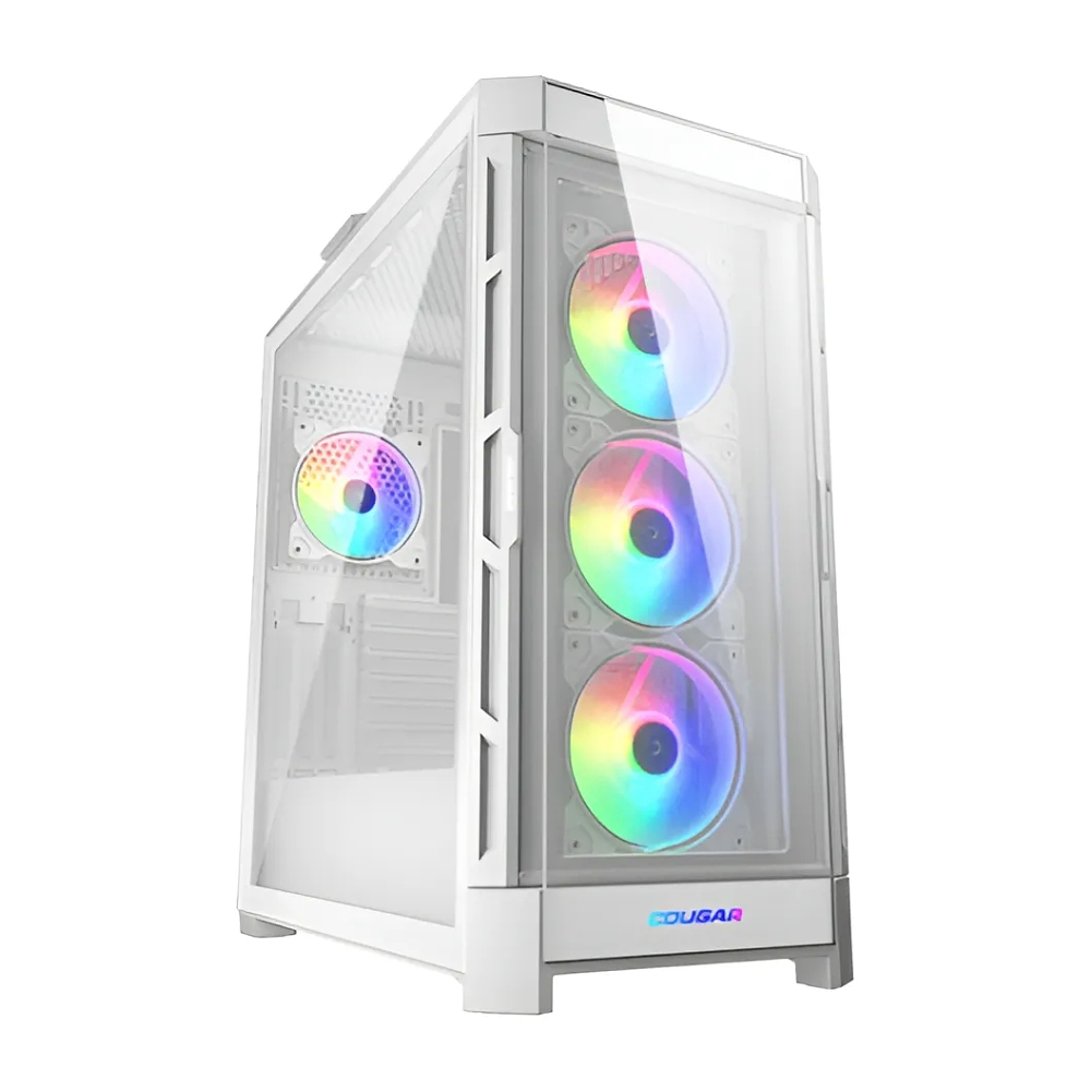 Gabinete Pc Cougar Duoface Pro RGB, Color Blanco 1