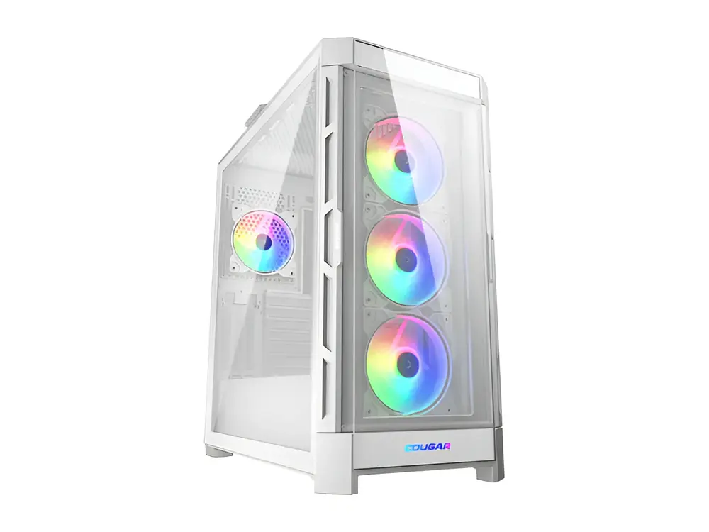 Gabinete Pc Cougar Duoface Pro RGB, Color Blanco 1