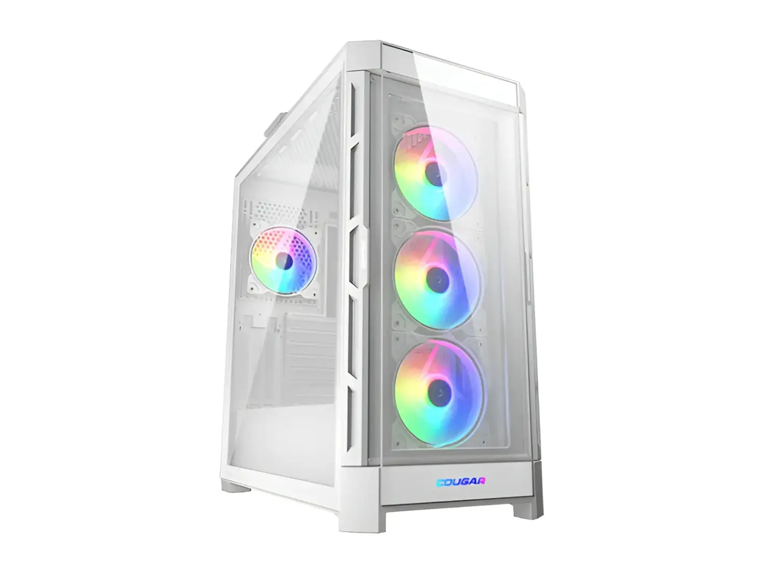 Gabinete Pc Cougar Duoface Pro RGB, Color Blanco 1