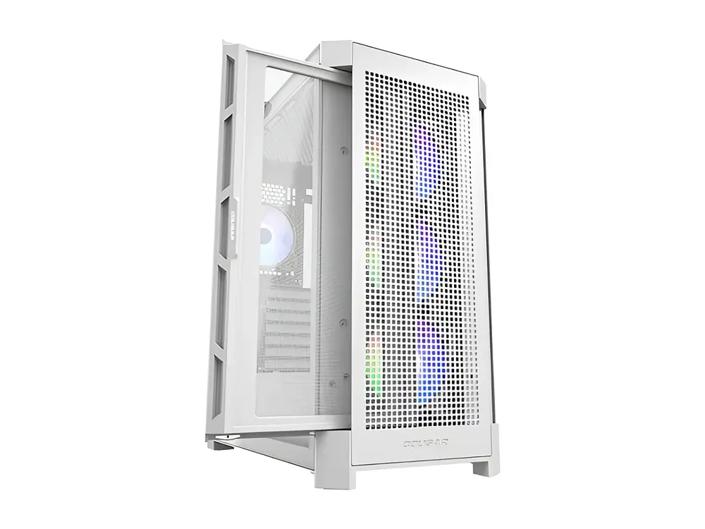 Gabinete Pc Cougar Duoface Pro RGB, Color Blanco 4
