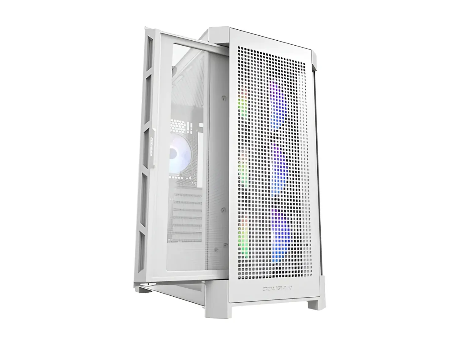 Gabinete Pc Cougar Duoface Pro RGB, Color Blanco 4