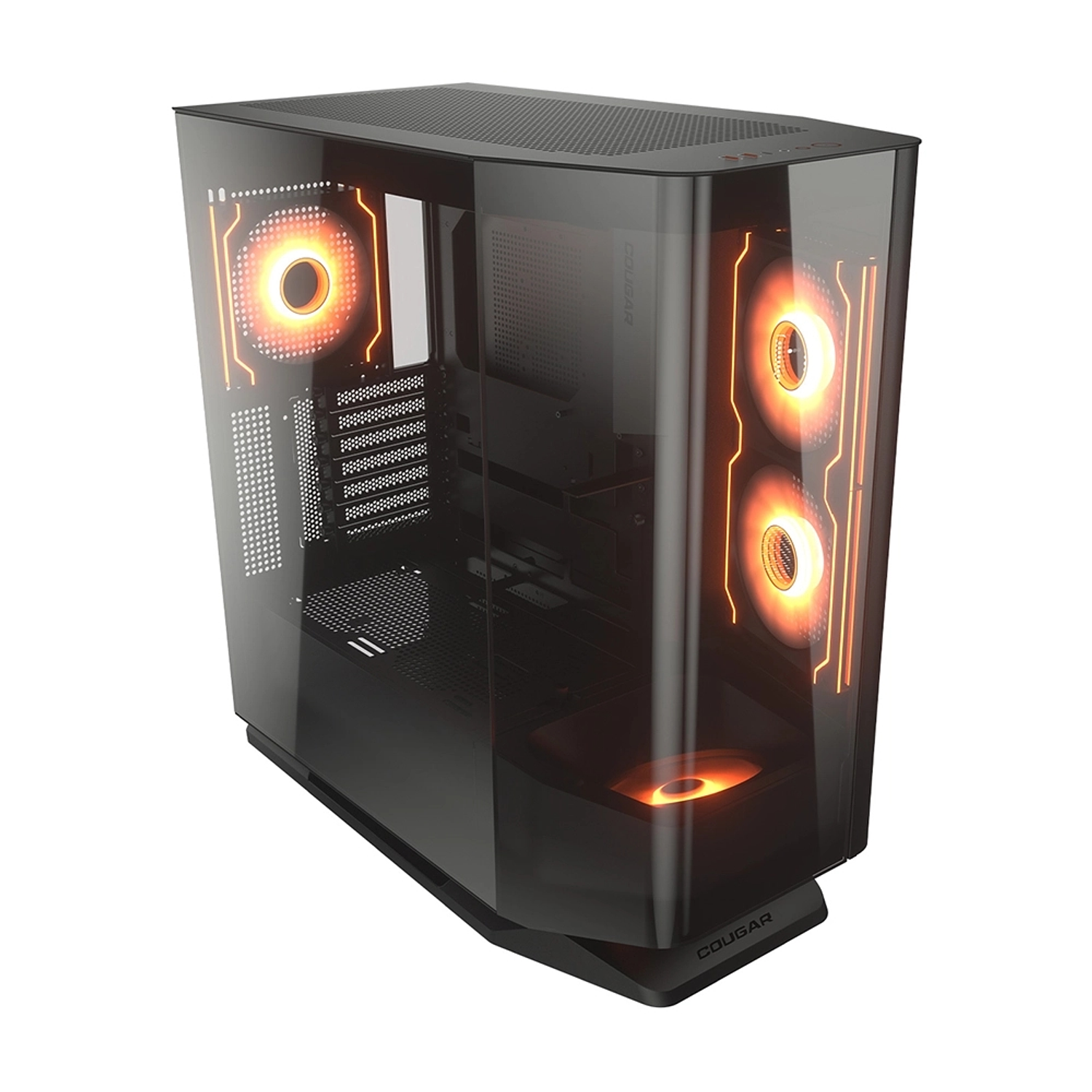 Gabinete Cougar FV270 RGB, Mid Tower, + 4 Ventiladores, Color Negro 1