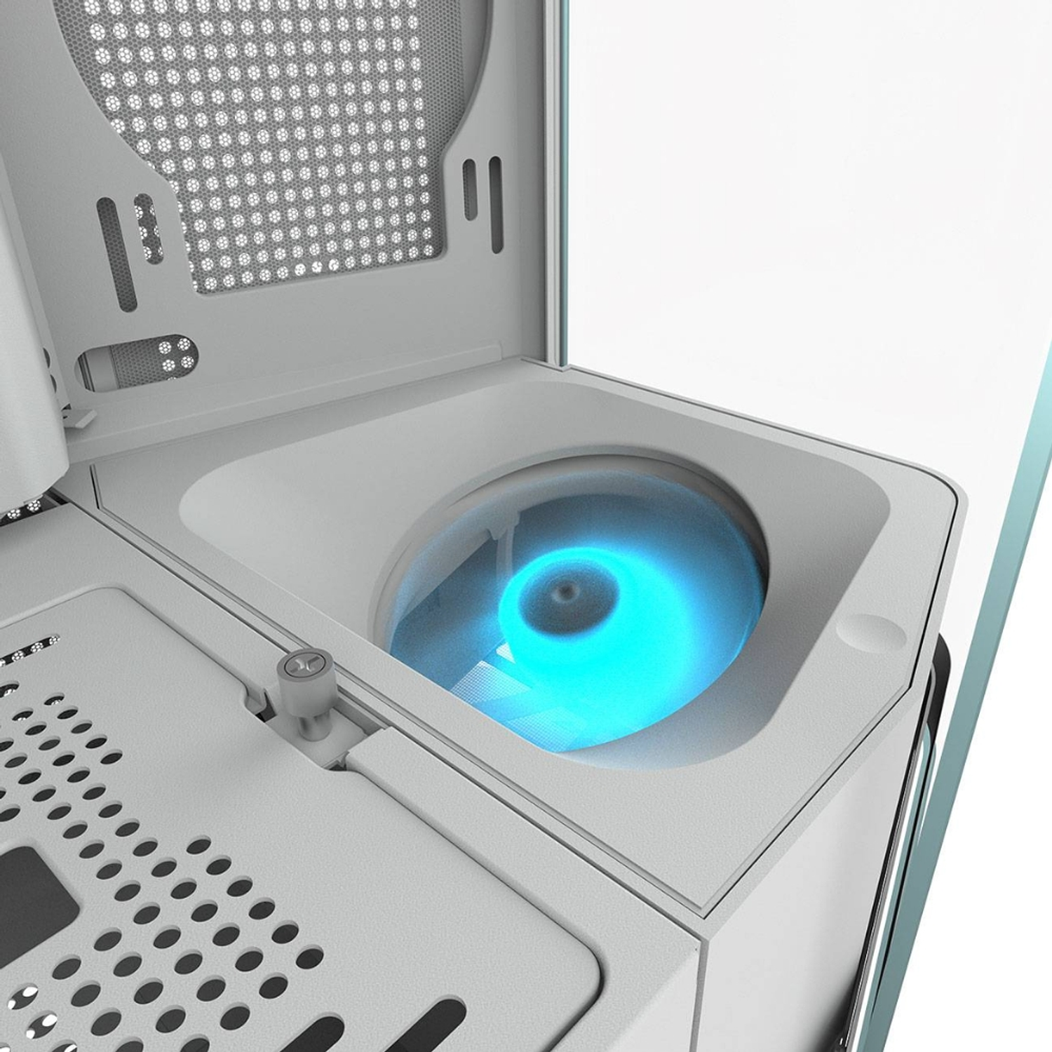 Gabinete Cougar FV270 RGB, Mid Tower, + 4 Ventiladores, Color Blanco 5