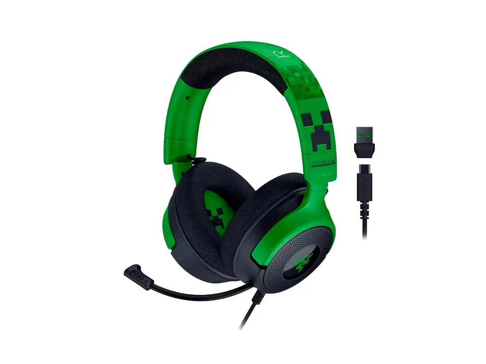 Audifono Gamer Razer Kraken V4 X Minecraft 1