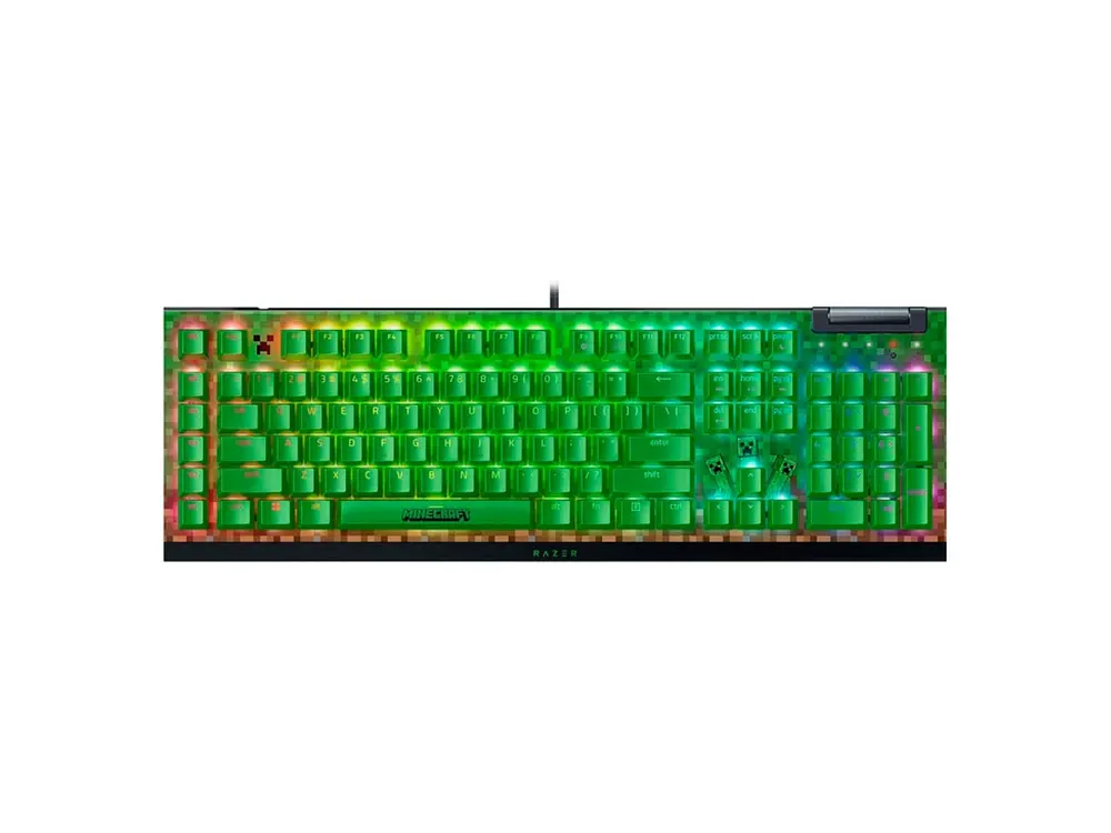 Teclado Gamer Razer Blackwidow V4 X Minecraft , Switch Verde (US) 3