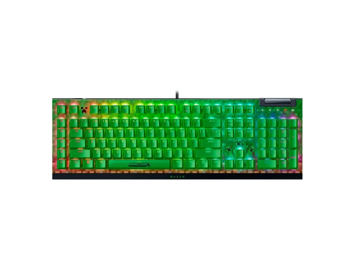 Teclado Gamer Razer Blackwidow V4 X Minecraft , Switch Verde (US) 3