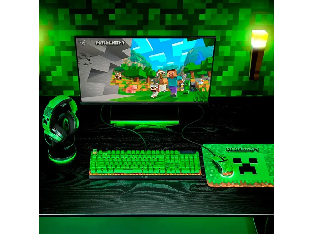 Teclado Gamer Razer Blackwidow V4 X Minecraft , Switch Verde (US) 5