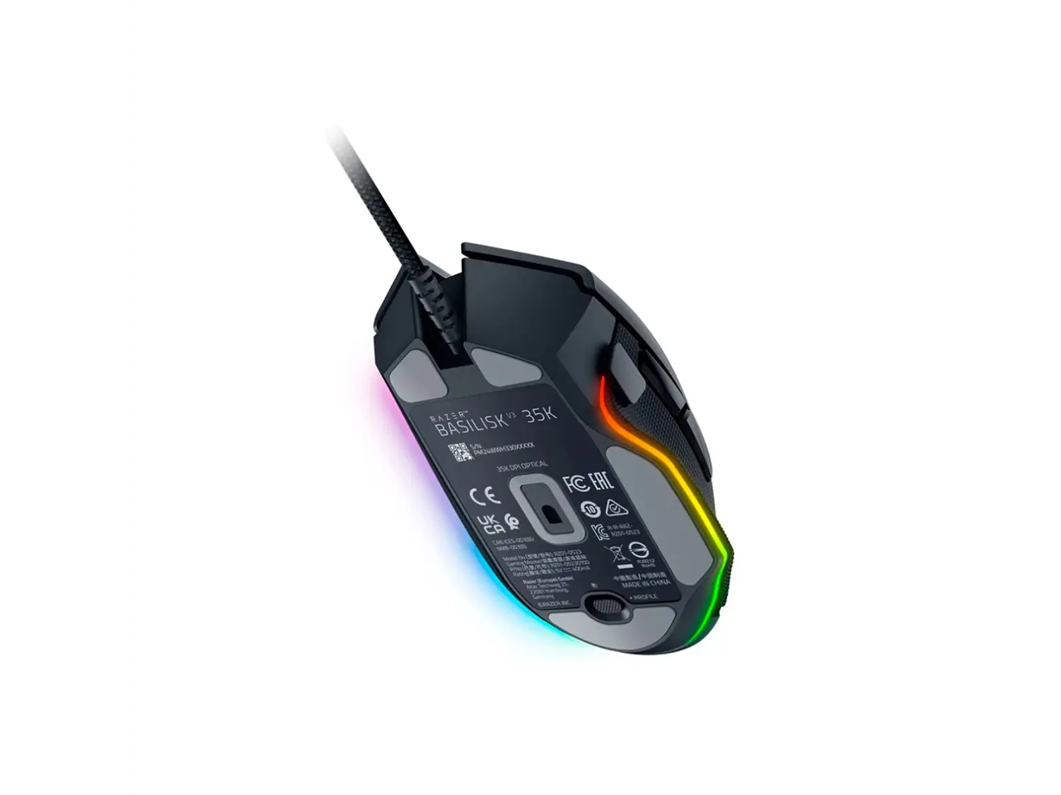Mouse Gamer Razer Basilisk V3 35K, Color Black 3