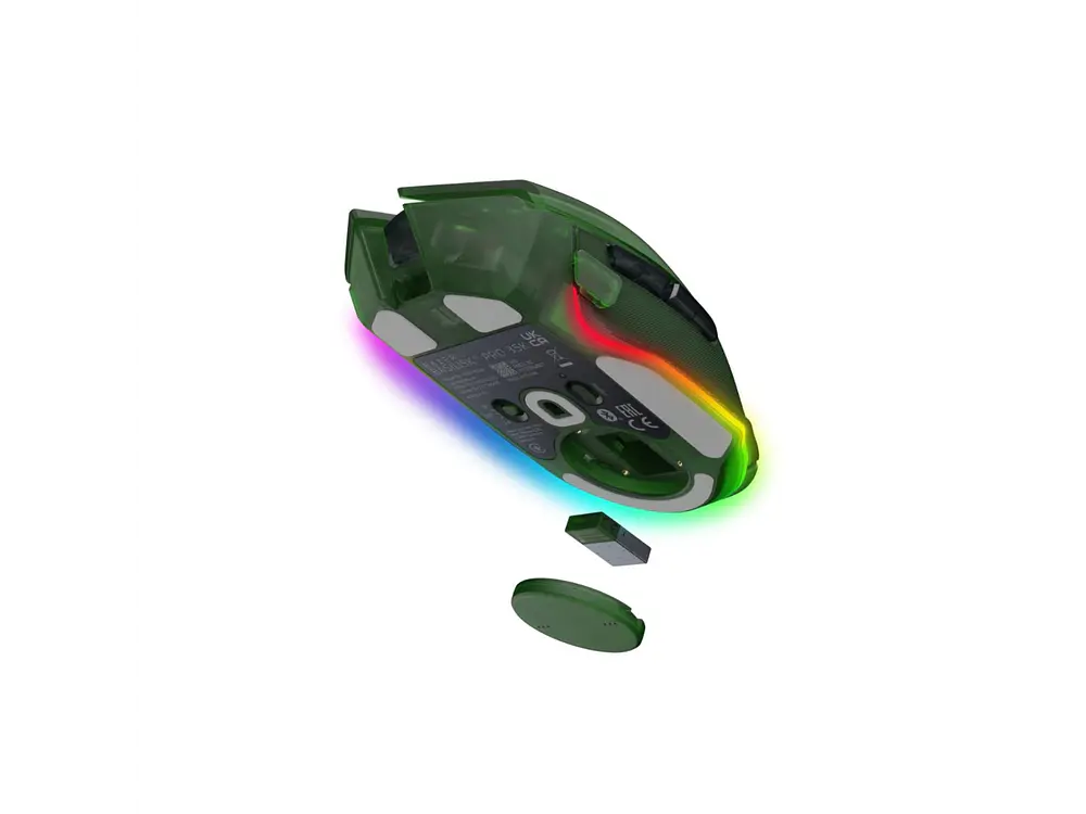 Mouse Gamer Razer Basilisk V3 PRO 35k Panthom, Color Verde Negro 3