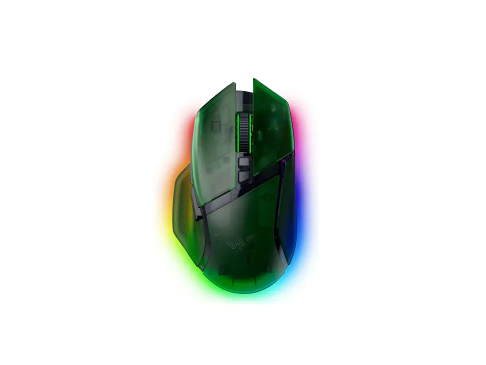 Mouse Gamer Razer Basilisk V3 PRO 35k Panthom, Color Verde Negro 1
