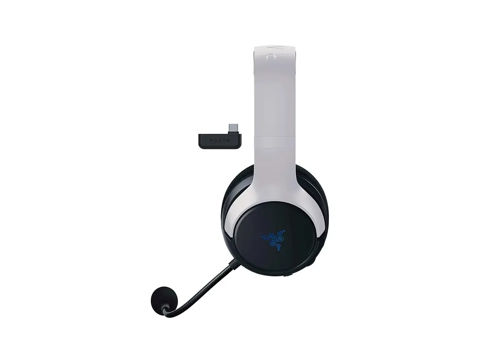 Audifono Gamer Razer Kaira Inalámbrico Para Playstation, Color Blanco 3