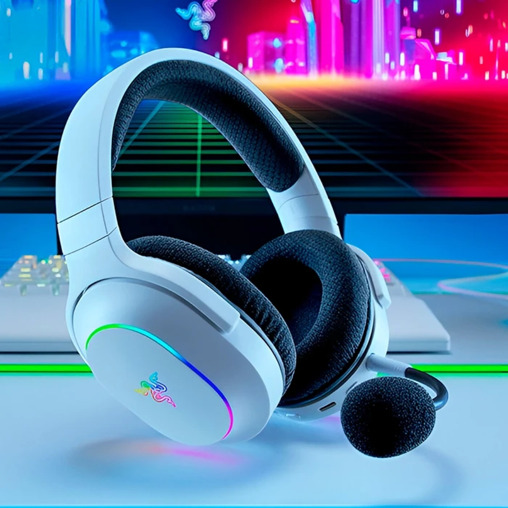Audifono Gamer Razer Barracuda X Chroma Inalámbrico, Color Blanco 6