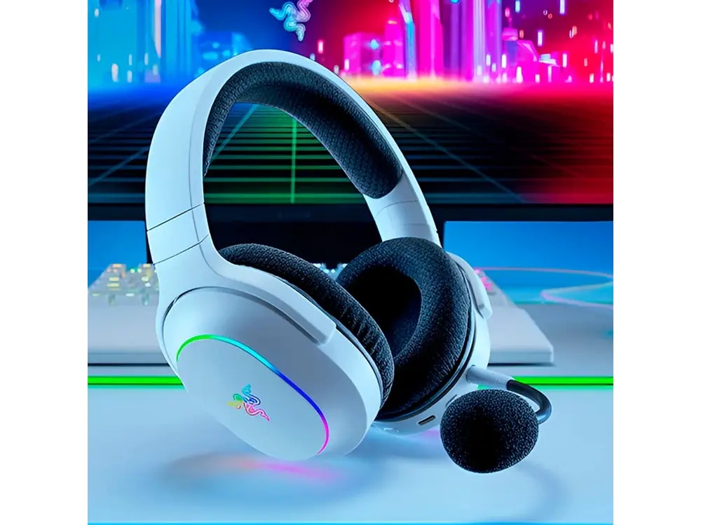 Audifono Gamer Razer Barracuda X Chroma Inalámbrico, Color Blanco 6