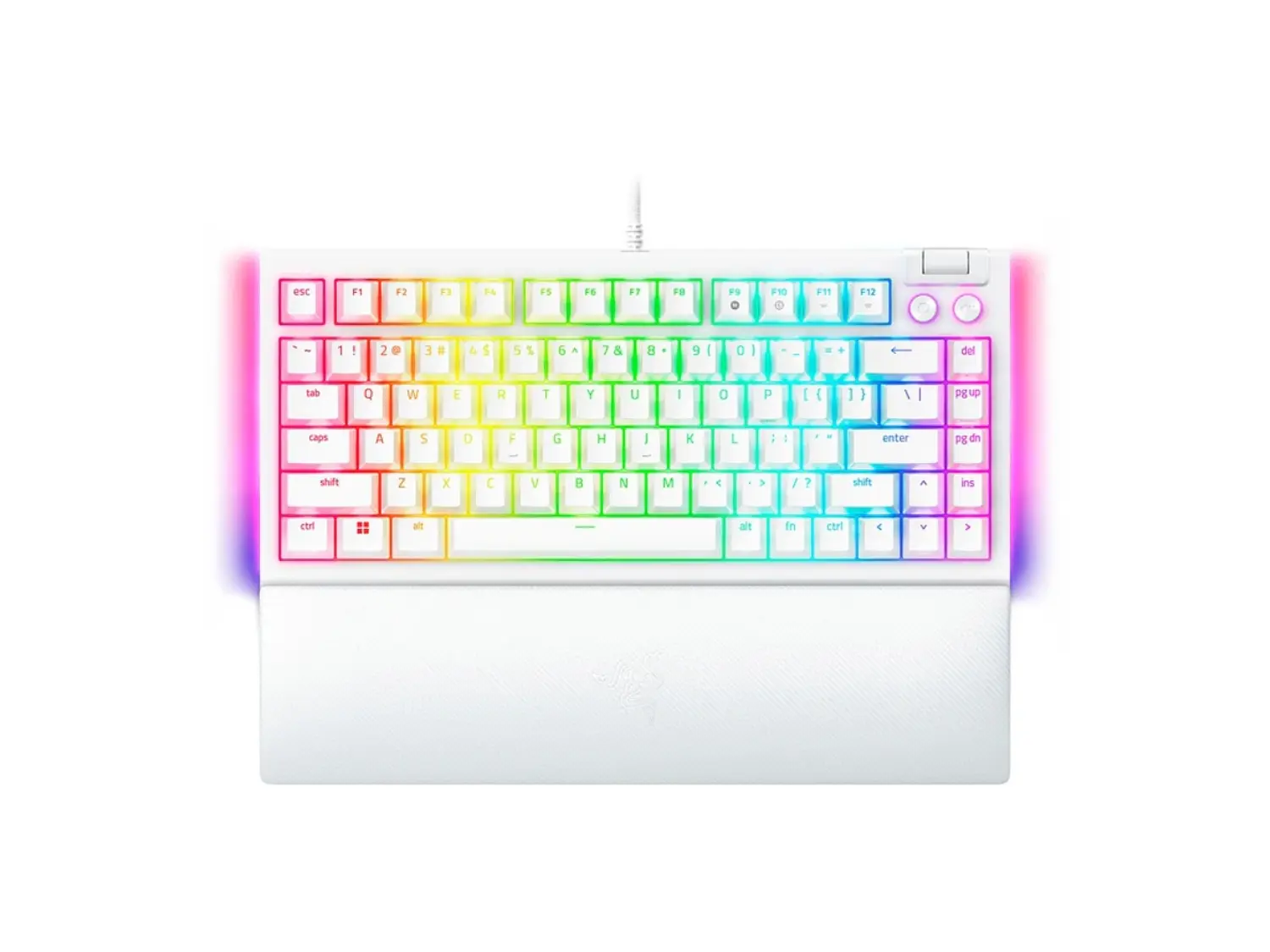 Teclado Gamer Razer Blackwidow V4 Mercury 75%, Switch Naranjos, Inglés 1