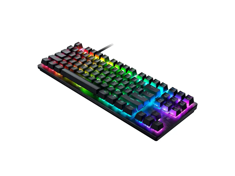 Teclado Gamer Razer Huntsman V3 X TKL, Switch Morados, Español 3