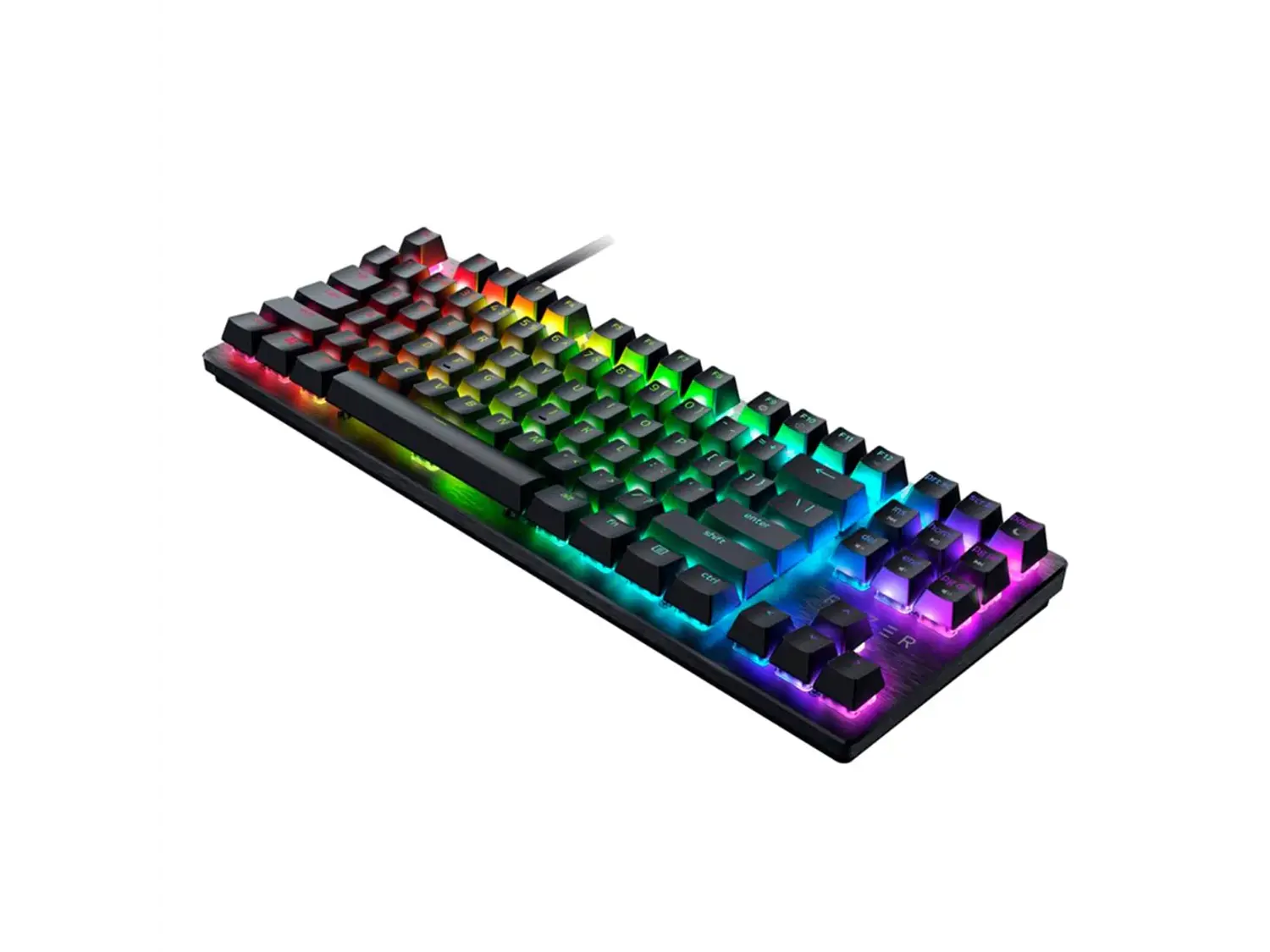 Teclado Gamer Razer Huntsman V3 X TKL, Switch Morados, Español 3