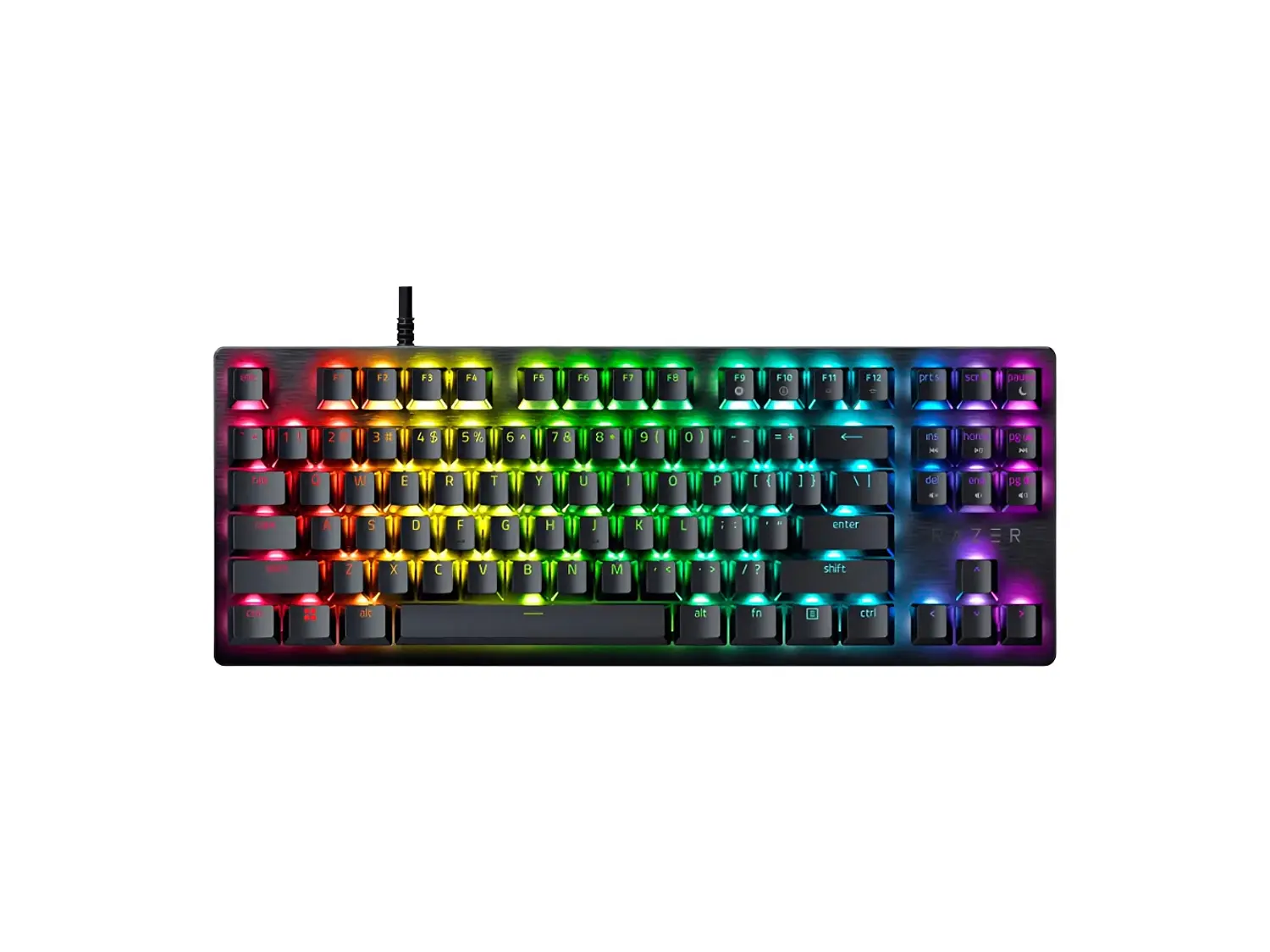 Teclado Gamer Razer Huntsman V3 X TKL, Switch Morados, Español 1