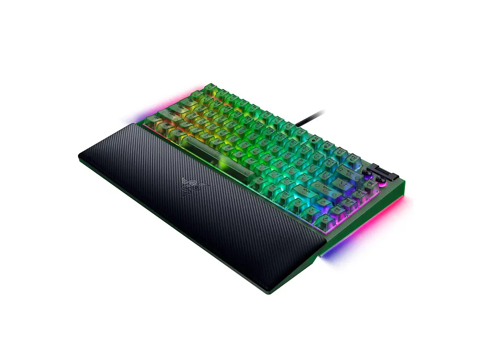 Teclado Gamer Razer Blackwidow V4 75% Verde Phantom, EN 3