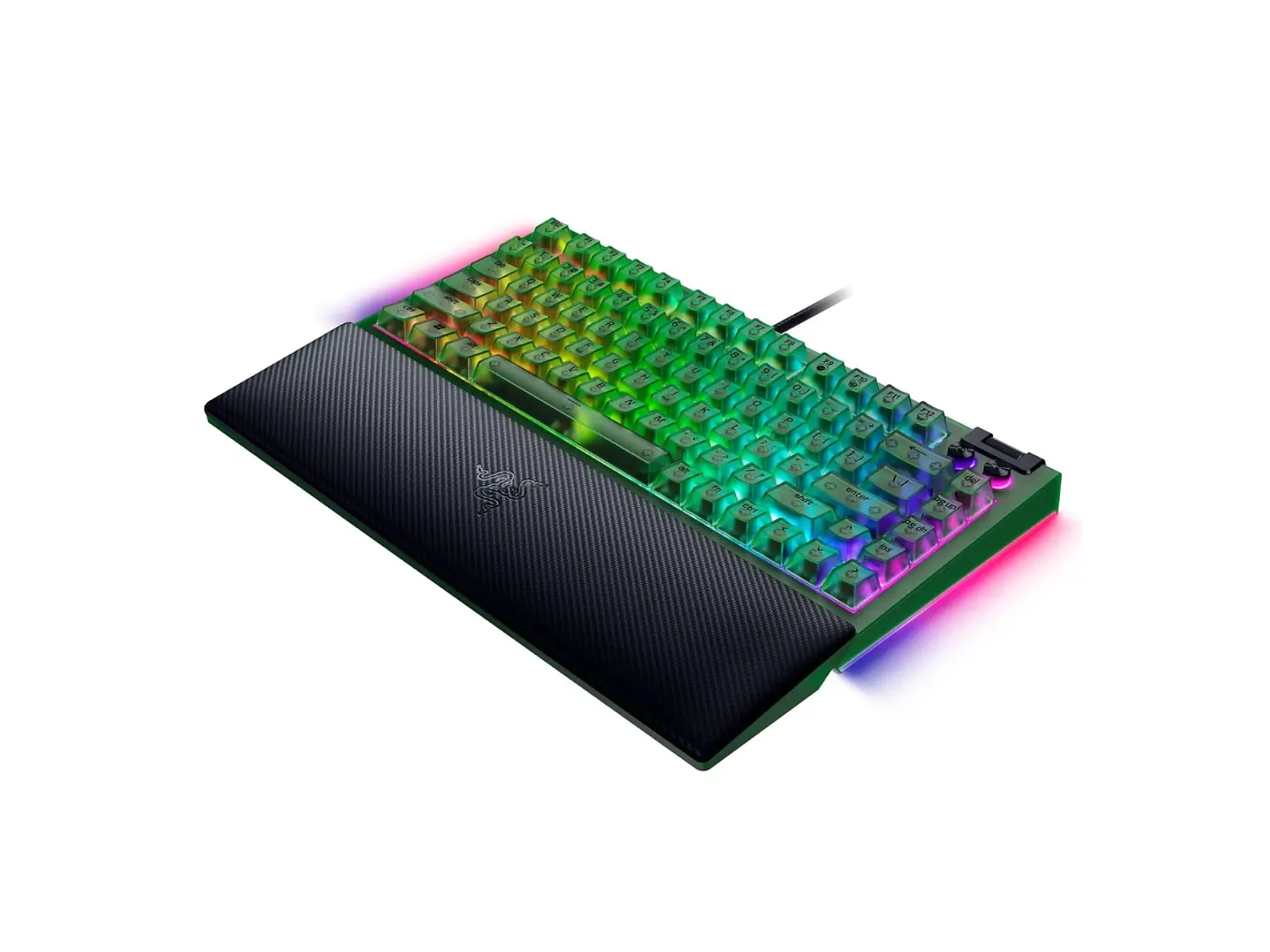 Teclado Gamer Razer Blackwidow V4 75% Verde Phantom, EN 3