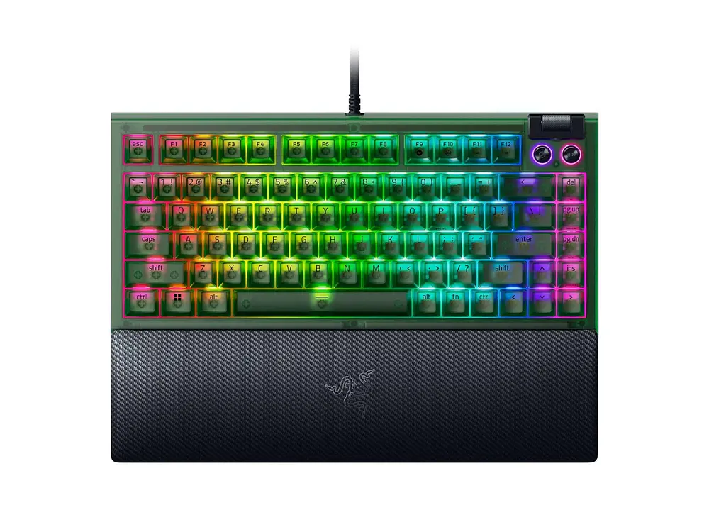 Teclado Gamer Razer Blackwidow V4 75% Verde Phantom, EN 1