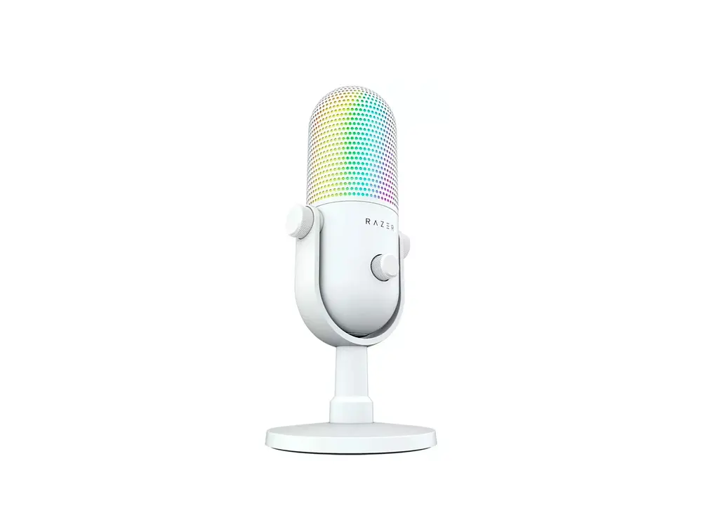 Micrófono Gamer Razer Seiren V3 Chroma, Color Blanco 1