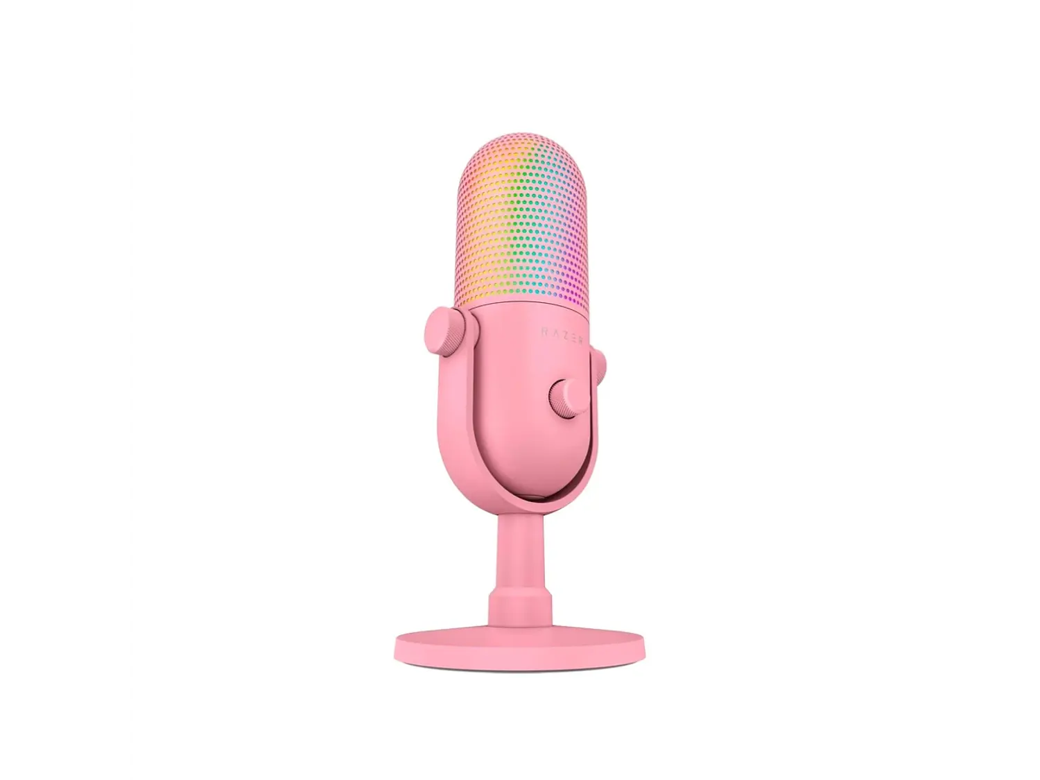 Micrófono Gamer Razer Seiren V3 Chroma Quartz, Color Rosado 1