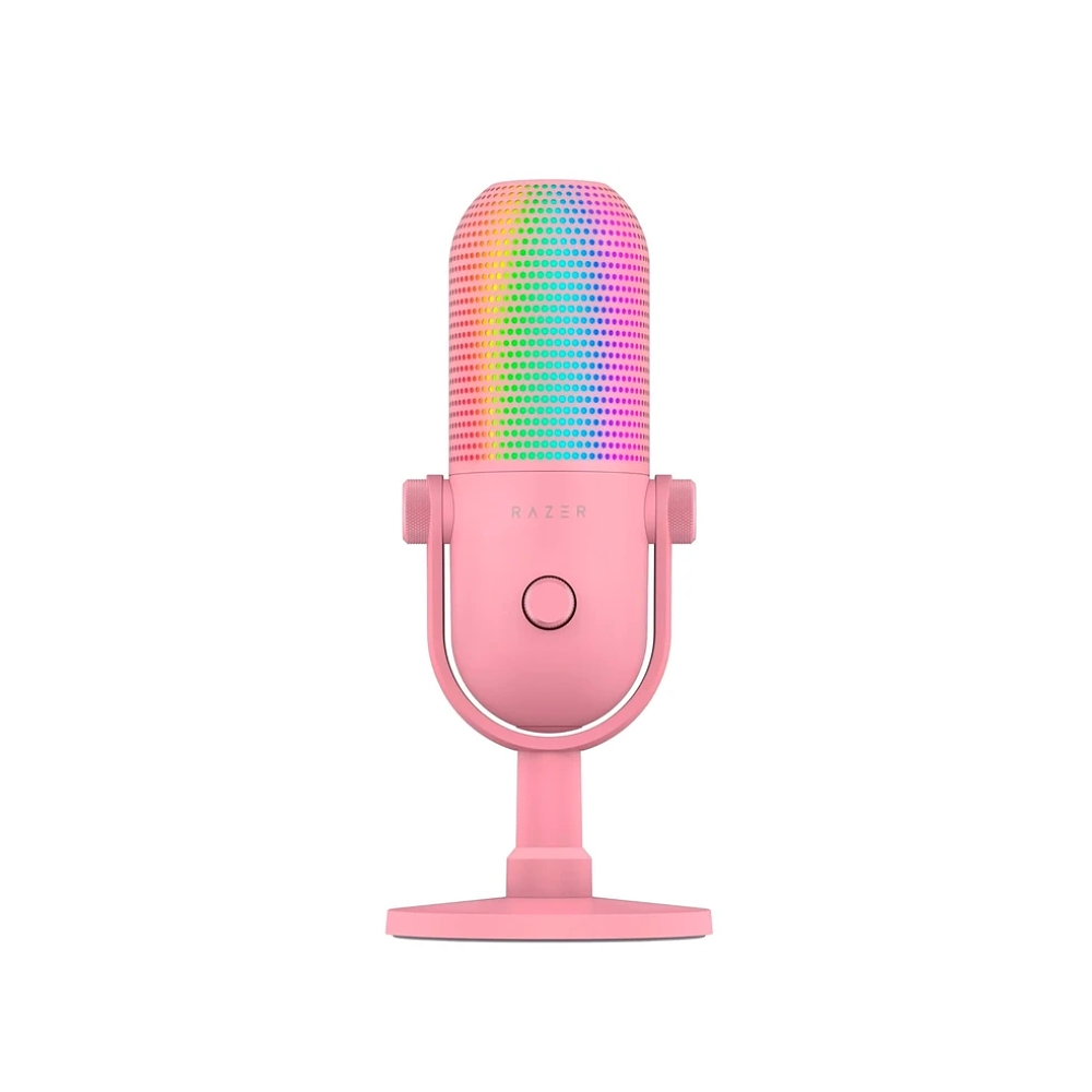 Micrófono Gamer Razer Seiren V3 Chroma Quartz, Color Rosado 2