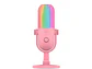 Micrófono Gamer Razer Seiren V3 Chroma Quartz, Color Rosado - Miniatura 2