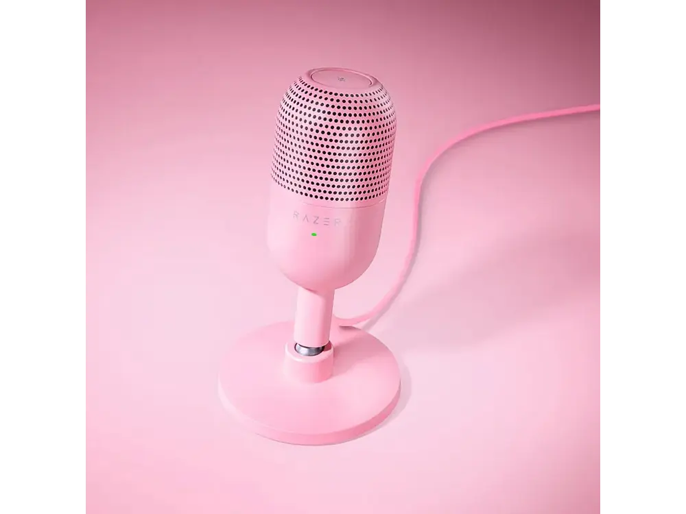 Micrófono Gamer Razer Seiren V3 Mini Quartz, Color Rosado 3
