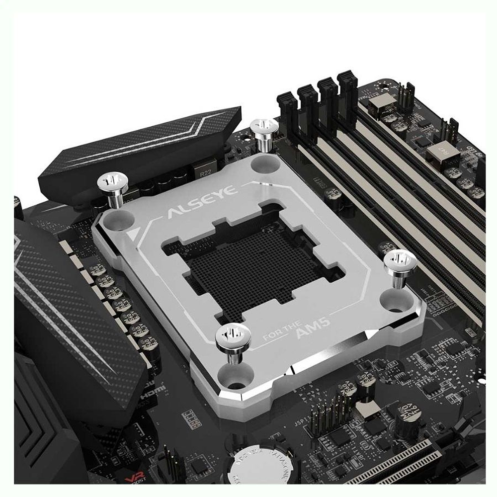 Bracket CPU Alseye Para AM5, Color Plateado 3